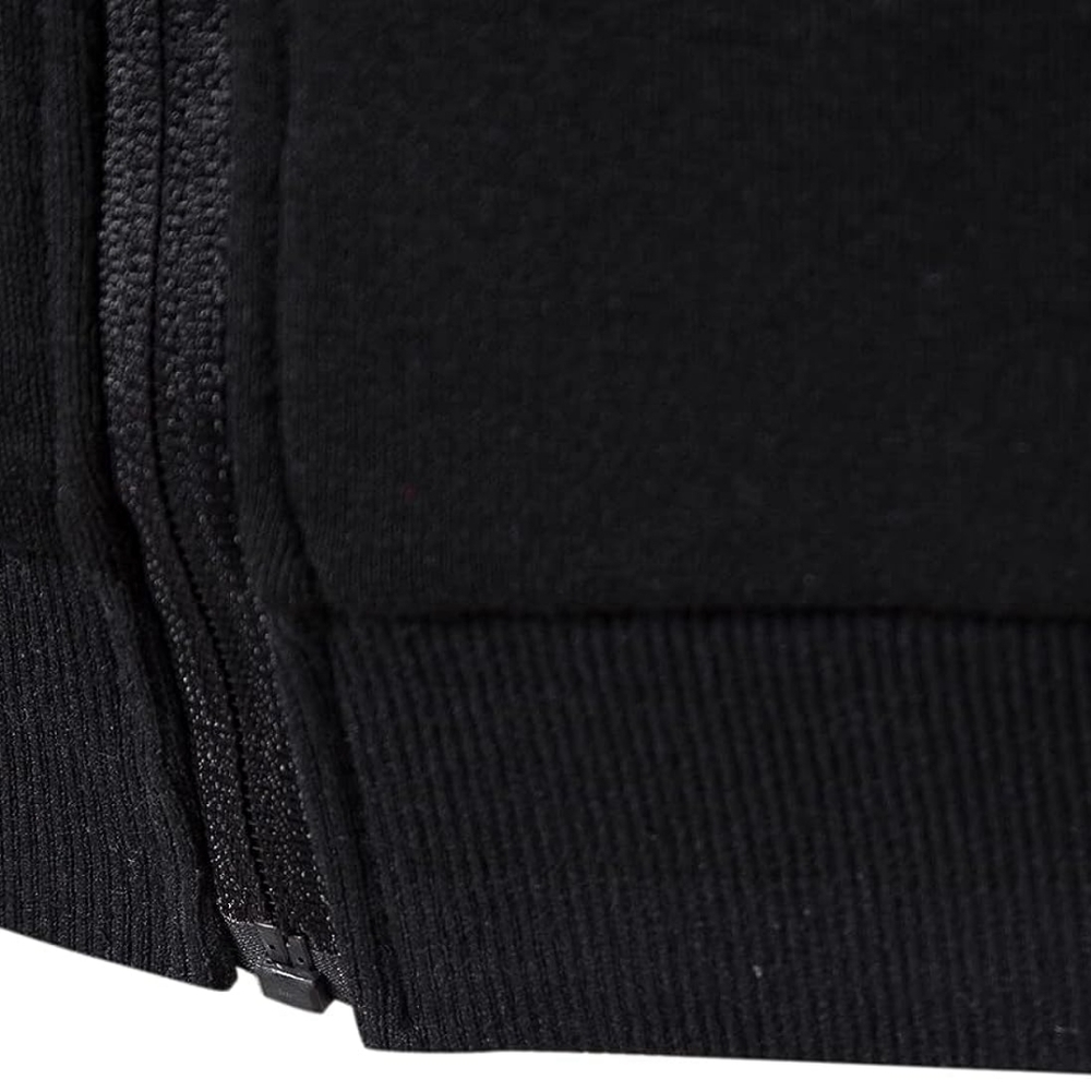 New Men's Full Zip Drawstring Hooded Sweater Multiple Sizes - Picture 6 of 6